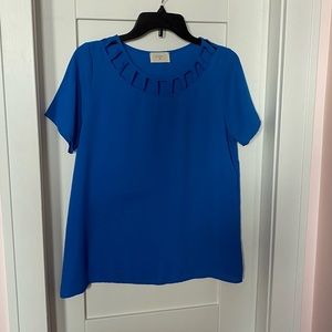 Blue Everly Blouse